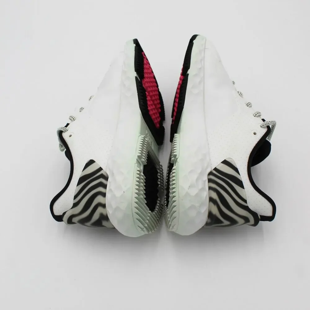 G/Fore MG4+ Womens 6.5 White Spikeless Golf Shoes Zebra Pink Outdoor Sneakers